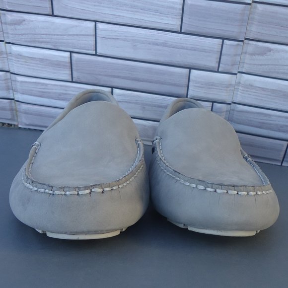 SIZE 9.5. SPERRY Gold Cup nubuck leather slip-on loafers. - Picture 4 of 16